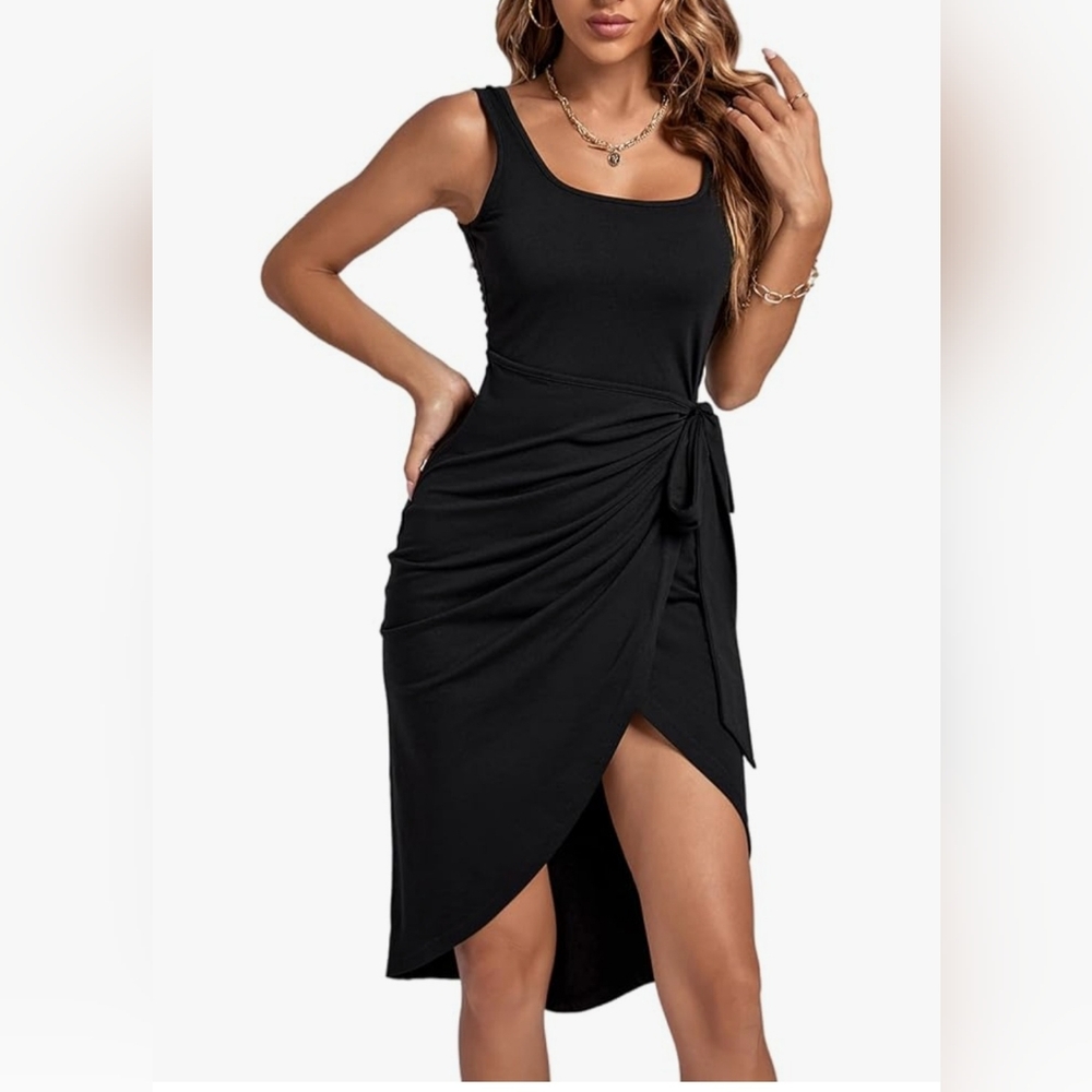 Split front bodycon dress - Picture 1 of 7